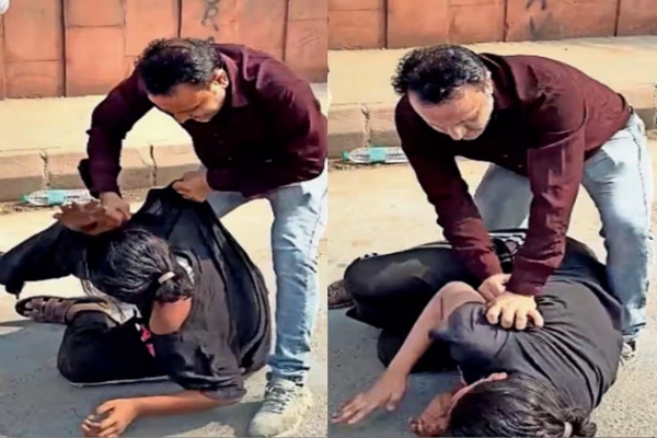 ‘कॉकरोच जनता पार्टी’ के प्रदर्शन के बीच युवक-युवती की बेरहमी से पिटाई, Video Viral